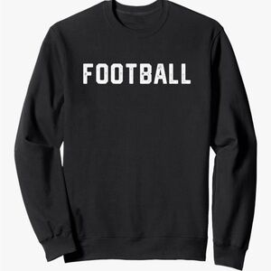 Black Football Sweater